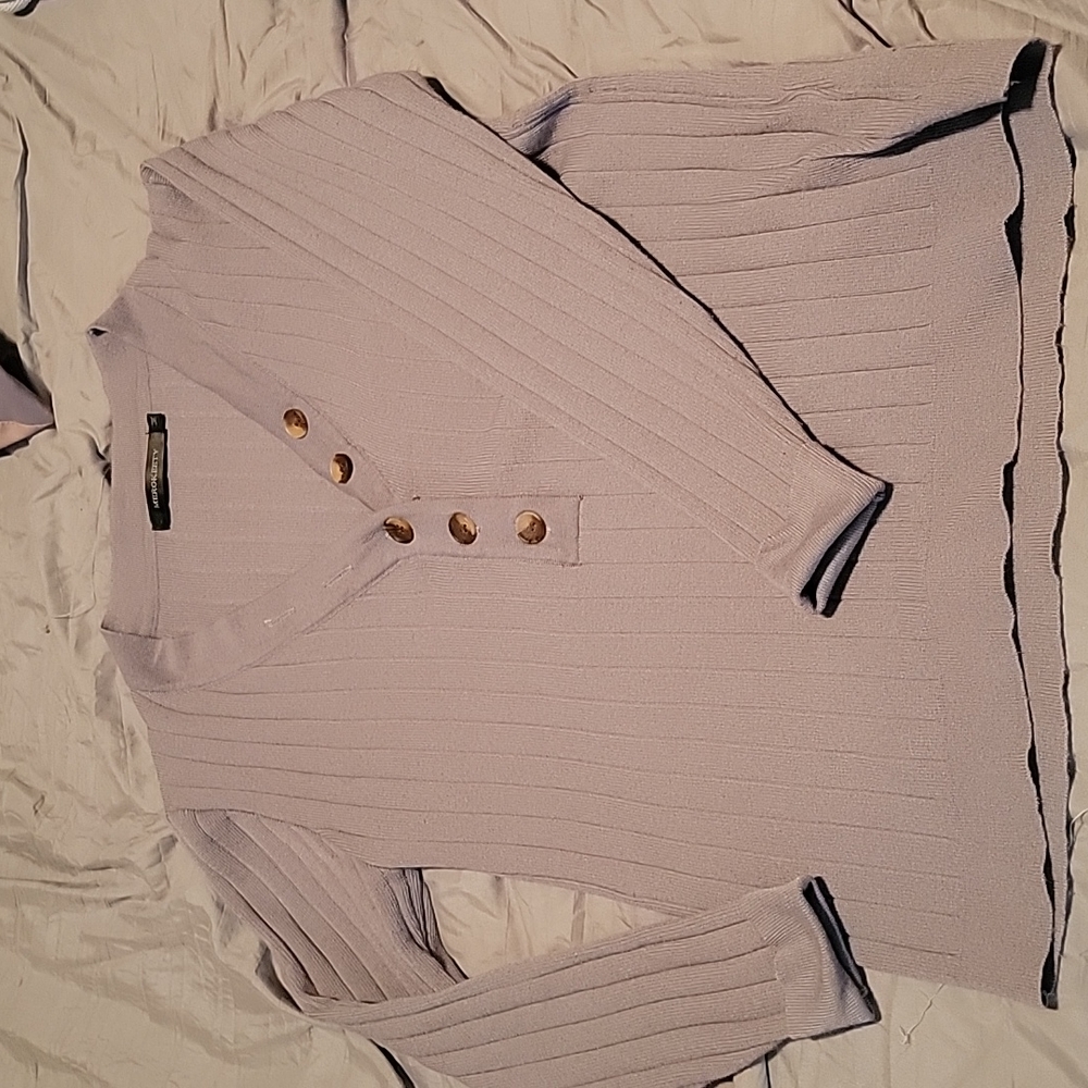 Soft ribbed sweater